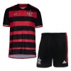 Officiële Voetbalshirt + Korte Broek Flamengo Thuis 2024-25 - Kids